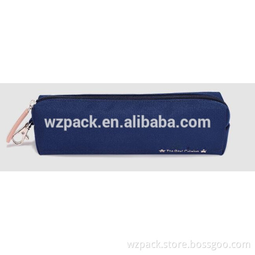 2016 OEM Stationery Canvas Pen Pencil Case Cosmetic Bag Travel Makeup Bag School Storage